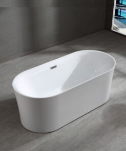 Bathroom Acrylic Massage Bathtub Curved 6264230d38559